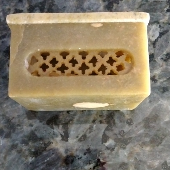 Jade match box / incense box - Picture 3 of 9